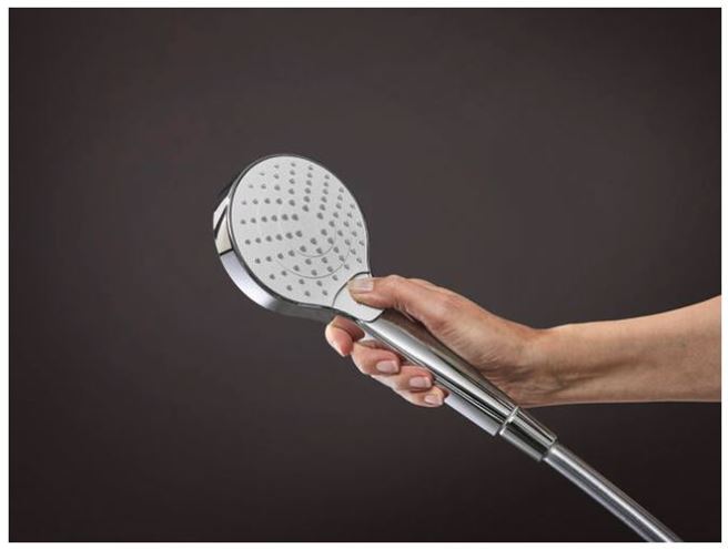 HANSGROHE CROMA SELECT S 3JET ručná sprcha pr. 110 mm, 3 prúdy, biela/chróm 26802400 Obrázek - fotka