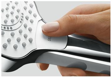 HANSGROHE CROMA SELECT S 3JET ručná sprcha pr. 110 mm, 3 prúdy, biela/chróm 26802400 Obrázek - fotka