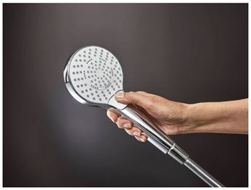HANSGROHE CROMA SELECT S 3JET ručná sprcha pr. 110 mm, 3 prúdy, biela/chróm 26800400 Obrázek - fotka