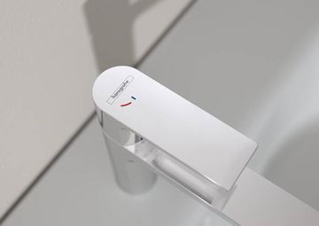 HANSGROHE REBRIS E umývadlová stojanková batéria, CoolStart, EcoSmart, chróm 72560000 Obrázek - fotka