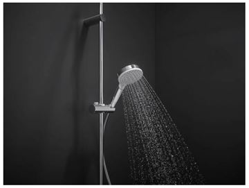 HANSGROHE CROMETTA 2JET ručná sprcha pr. 100 mm, 2 prúdy, EcoSmart, biela/chróm 26332400 Obrázek - fotka