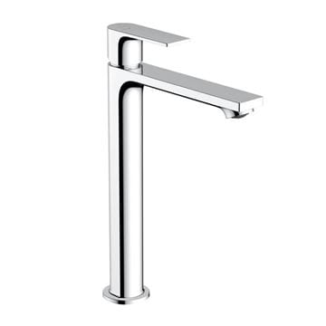 HANSGROHE REBRIS E umývadlová stojanková batéria, CoolStart, EcoSmart, s odtokovou súpravou, chróm