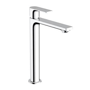 HANSGROHE REBRIS E umývadlová stojanková batéria, CoolStart, EcoSmart, s odtokovou súpravou, chróm