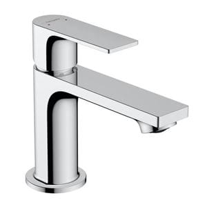 HANSGROHE REBRIS E umývadlová stojanková batéria, EcoSmart, s odtokovou súpravou, chróm