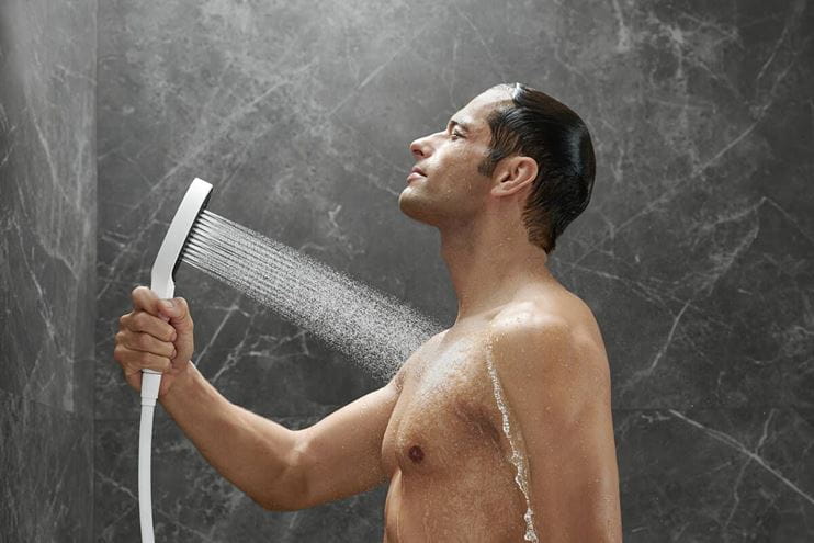 HANSGROHE RAINFINITY 3JET ručná sprcha pr. 130 mm, 3 prúdy, matná biela 26864700 Obrázek - fotka