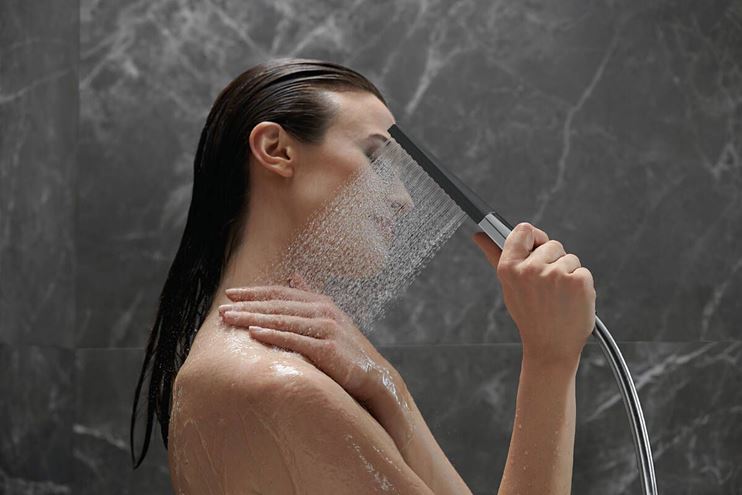 HANSGROHE RAINFINITY 1JET ručná sprcha 100 mm, matná čierna 26866670 Obrázek - fotka