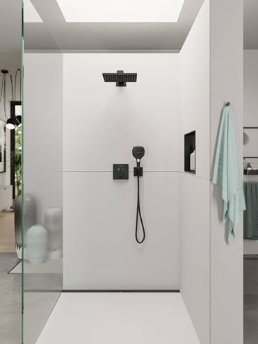HANSGROHE RAINDANCE SELECT E 3JET ručná sprcha 120x120 mm, 3 prúdy, AirPower, matná čierna 26520670 Obrázek - fotka
