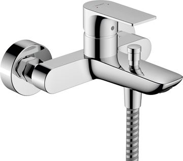 HANSGROHE REBRIS E vaňová nástenná batéria, s prepínačom, chróm