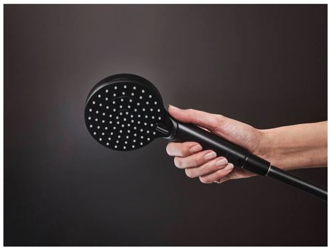 HANSGROHE VERNIS BLEND 2JET ručná sprcha pr. 100 mm, 2 prúdy, matná čierna 26270670 Obrázek - fotka