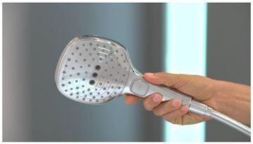 HANSGROHE RAINDANCE SELECT E 3JET ručná sprcha 120x120 mm, 3 prúdy, EcoSmart, chróm 26521000 Obrázek - fotka