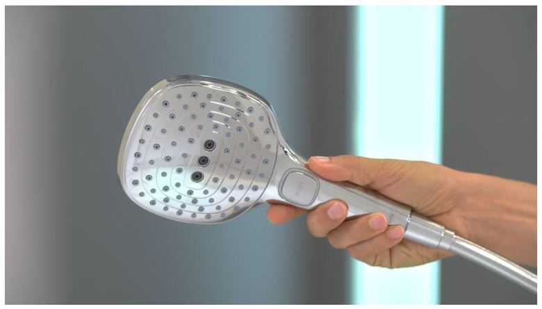 HANSGROHE RAINDANCE SELECT E 3JET ručná sprcha 120x120 mm, 3 prúdy, EcoSmart, chróm 26521000 Obrázek - fotka