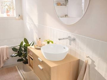 HANSGROHE REBRIS S umývadlová podomietková batéria, s odtokovou súpravou, EcoSmart, chróm 72528000 Obrázek - fotka