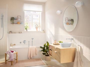 HANSGROHE REBRIS S umývadlová podomietková batéria, s odtokovou súpravou, EcoSmart, chróm 72528000 Obrázek - fotka