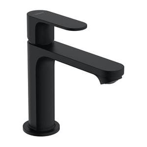 HANSGROHE REBRIS S umývadlová stojanková batéria, EcoSmart, s odtokovou súpravou, matná čierna