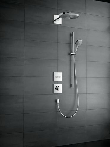 HANSGROHE RAINDANCE SELECT E 120 3JET sprchová súprava 4-dielna, ručná sprcha 120x120 mm, 3 prúdy, tyč, hadica, mydelnička, chróm 26621000 Obrázek - fotka