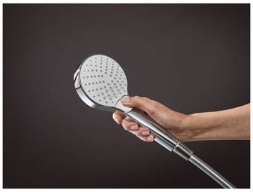 HANSGROHE CROMA SELECT S VARIO 3JET sprchová súprava 3-dielna, ručná sprcha pr. 110 mm, 3 prúdy, hadica, držiak, biela/chróm 26421400 Obrázek - fotka