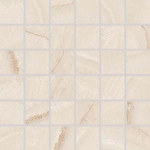 RAKO ONYX mozaika 30x30(5x5) cm, lepená na sieti, tmavo béžová