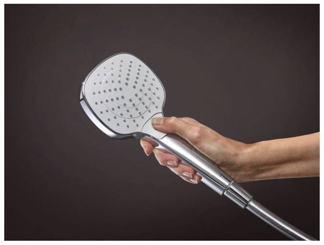 HANSGROHE CROMA SELECT E VARIO 3JET sprchová súprava 3-dielna, ručná sprcha 110x110 mm, 3 prúdy, tyč, hadica, EcoSmart, biela/chróm 26583400 Obrázek - fotka
