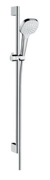 HANSGROHE CROMA SELECT E 1JET sprchová súprava 3-dielna, ručná sprcha 110x110 mm, tyč, hadica, EcoSmart, biela/chróm
