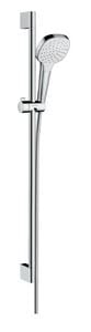 HANSGROHE CROMA SELECT E 1JET sprchová súprava 3-dielna, ručná sprcha 110x110 mm, tyč, hadica, EcoSmart, biela/chróm