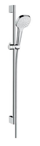 HANSGROHE CROMA SELECT E 1JET sprchová súprava 3-dielna, ručná sprcha 110x110 mm, tyč, hadica, EcoSmart, biela/chróm 26595400 Obrázek - Hlavní obrázek