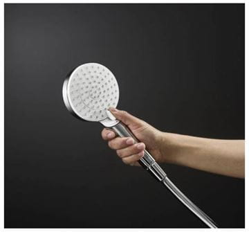 HANSGROHE CROMETTA VARIO 2JET sprchová súprava 3-dielna, ručná sprcha pr. 100 mm, 2 prúdy, hadica, držiak, biela/chróm 26691400 Obrázek - fotka