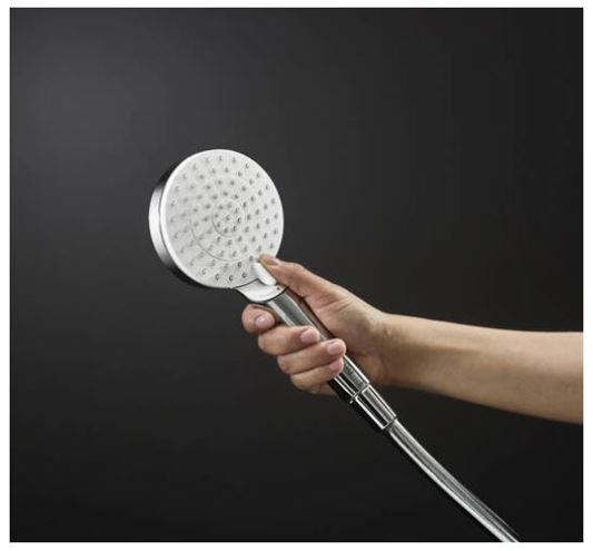 HANSGROHE CROMETTA VARIO 2JET sprchová súprava 3-dielna, ručná sprcha pr. 100 mm, 2 prúdy, hadica, držiak, biela/chróm 26691400 Obrázek - fotka