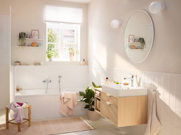 HANSGROHE REBRIS S umývadlová stojanková batéria, CoolStart, EcoSmart, chróm 72520000 Obrázek - fotka