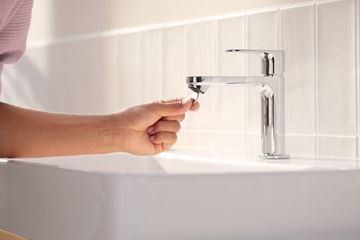 HANSGROHE REBRIS S umývadlová stojanková batéria, CoolStart, EcoSmart, chróm 72520000 Obrázek - fotka
