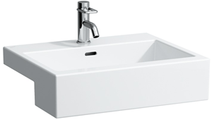LAUFEN LIVING umývadlo 55 cm, s otvorom pre batériu a prepadom