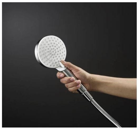 HANSGROHE CROMETTA VARIO 2JET sprchová súprava 3-dielna, ručná sprcha pr. 100 mm, 2 prúdy, hadica, držiak, biela/chróm 26692400 Obrázek - fotka