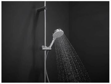 HANSGROHE CROMETTA 1JET sprchová súprava 3-dielna, ručná sprcha pr. 100 mm, tyč, hadica, Green, biela/chróm 26554400 Obrázek - fotka