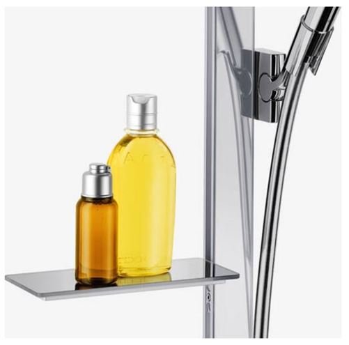 HANSGROHE RAINDANCE SELECT E 120 3JET sprchová súprava 4-dielna, ručná sprcha pr. 125 mm, 3 prúdy, tyč, hadica, polička, chróm 27648000 Obrázek - fotka