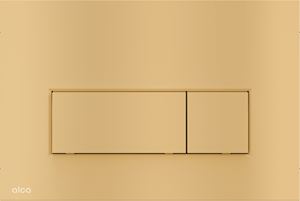 ALCA THIN M57 ovládacie tlačidlo pre dve splachovania, plast, matný gold