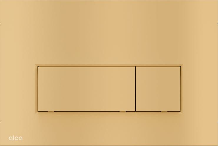 ALCA THIN M57 ovládacie tlačidlo pre dve splachovania, plast, matný gold M57-G-M Obrázek - Hlavní obrázek