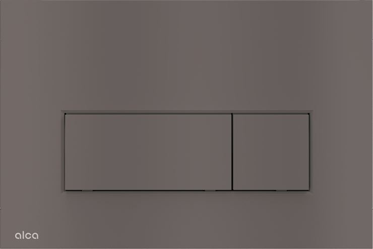 ALCA THIN M57 ovládacie tlačidlo pre dve splachovania, plast, matný gun metal M57-GM-M Obrázek - Hlavní obrázek