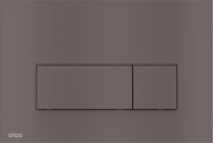 ALCA THIN M57 ovládacie tlačidlo pre dve splachovania, plast, matný gun metal