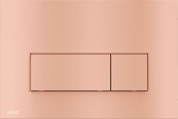 ALCA THIN M57 ovládacie tlačidlo pre dve splachovania, plast, matný red gold