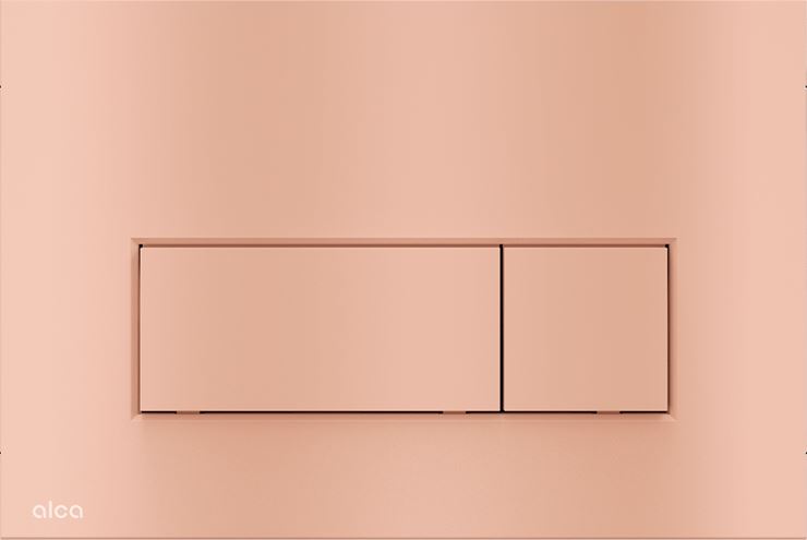 ALCA THIN M57 ovládacie tlačidlo pre dve splachovania, plast, matný red gold M57-RG-M Obrázek - Hlavní obrázek