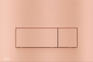 ALCA THIN M57 ovládacie tlačidlo pre dve splachovania, plast, matný red gold