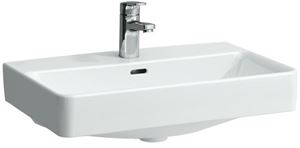 LAUFEN PRO S umývadlo 60 cm, s otvorom pre batériu a prepadom