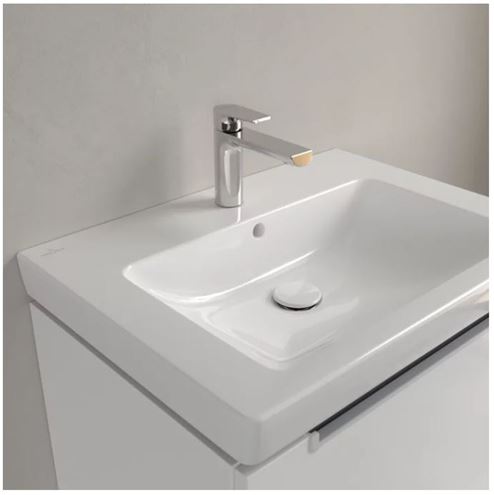 VILLEROY & BOCH SUBWAY 2.0 umývadlo 65 cm, s otvorom pre batériu a prepadom, alpská biela 7113FA01 Obrázek - fotka