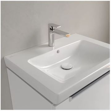 VILLEROY & BOCH SUBWAY 2.0 umývadlo 65 cm, s otvorom pre batériu a prepadom, alpská biela 7113FA01 Obrázek - fotka