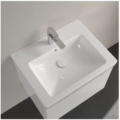 VILLEROY & BOCH SUBWAY 2.0 umývadlo 60 cm, s otvorom pre batériu a prepadom, alpská biela 7113F001 Obrázek - fotka