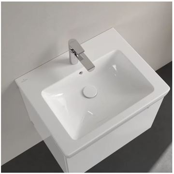 VILLEROY & BOCH SUBWAY 2.0 umývadlo 60 cm, s otvorom pre batériu a prepadom, alpská biela 7113F001 Obrázek - fotka
