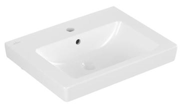 VILLEROY & BOCH SUBWAY 2.0 umyvadlo 55 cm, s otvorem pro baterii a přepadem, alpská bílá