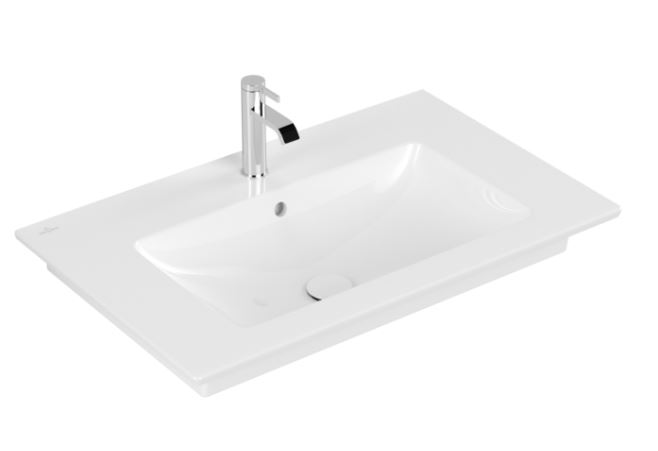 VILLEROY & BOCH VENTICELLO umývadlo 80 cm, s otvorom pre batériu a prepadom, CeramicPlus 41048LR1 Obrázek - fotka