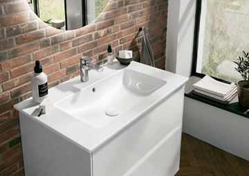 VILLEROY & BOCH VENTICELLO umývadlo 80 cm, s otvorom pre batériu a prepadom, CeramicPlus 41048LR1 Obrázek - fotka