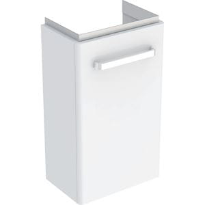 GEBERIT SELNOVA COMPACT skrinka pod umývadlo 34,8x25,2x60,4 cm, 1 dvierka, matná biela/lesklá biela