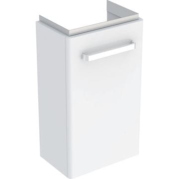 GEBERIT SELNOVA COMPACT skrinka pod umývadlo 34,8x25,2x60,4 cm, 1 dvierka, matná biela/lesklá biela